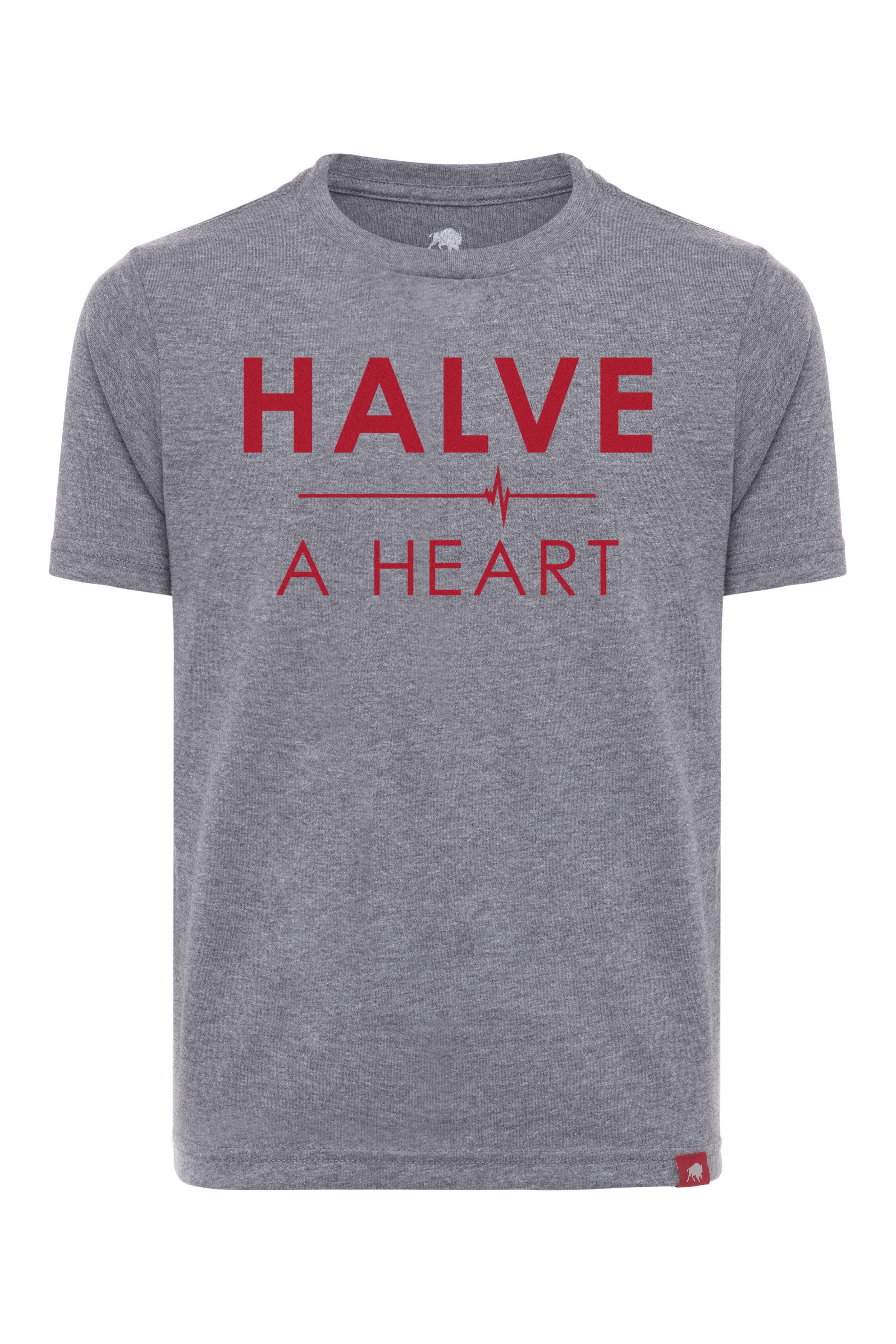 HALVE A HEART YOUTH COMFY TEE - Sportiqe Apparel 
