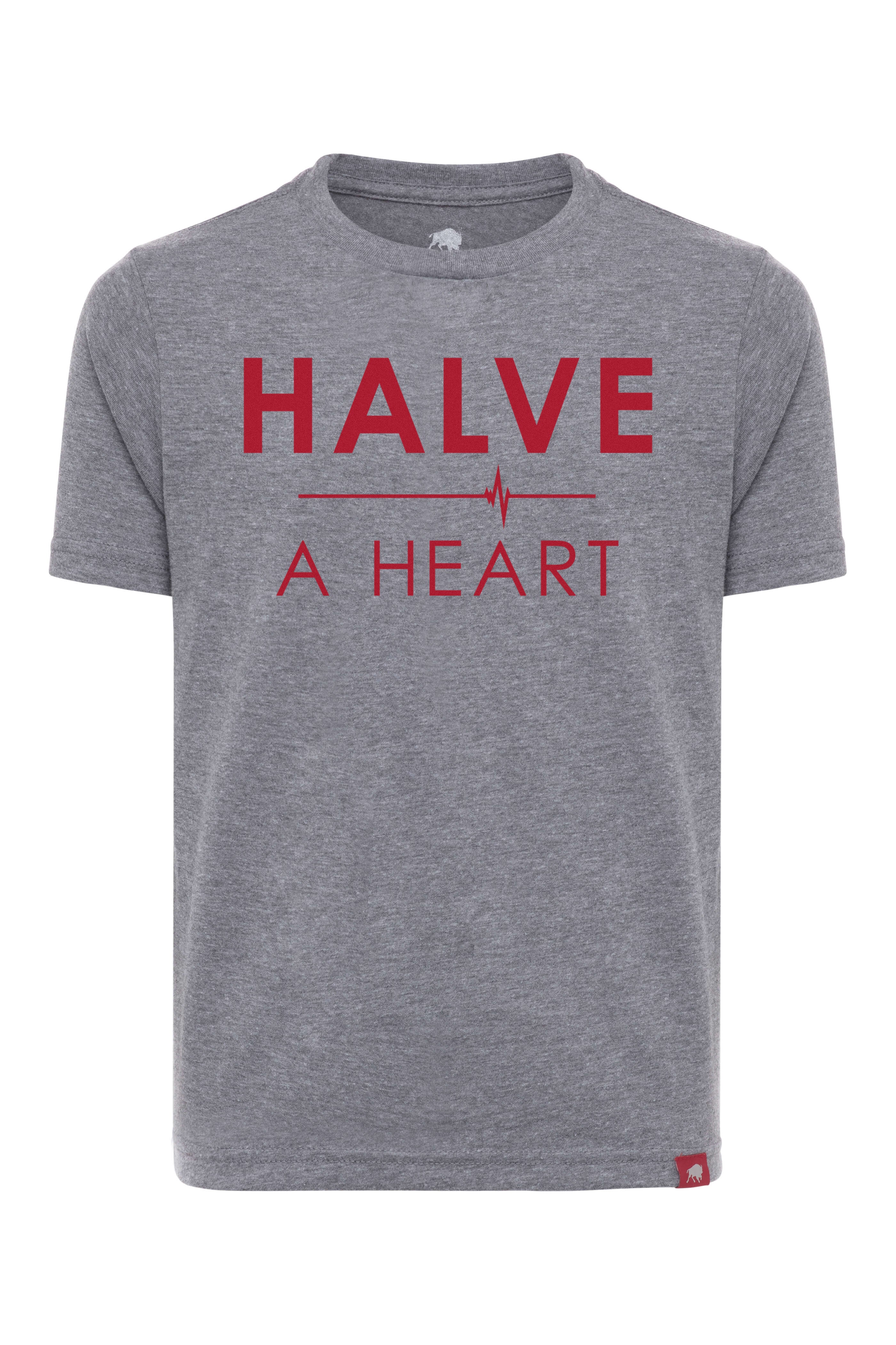 HALVE A HEART YOUTH COMFY TEE - Sportiqe Apparel