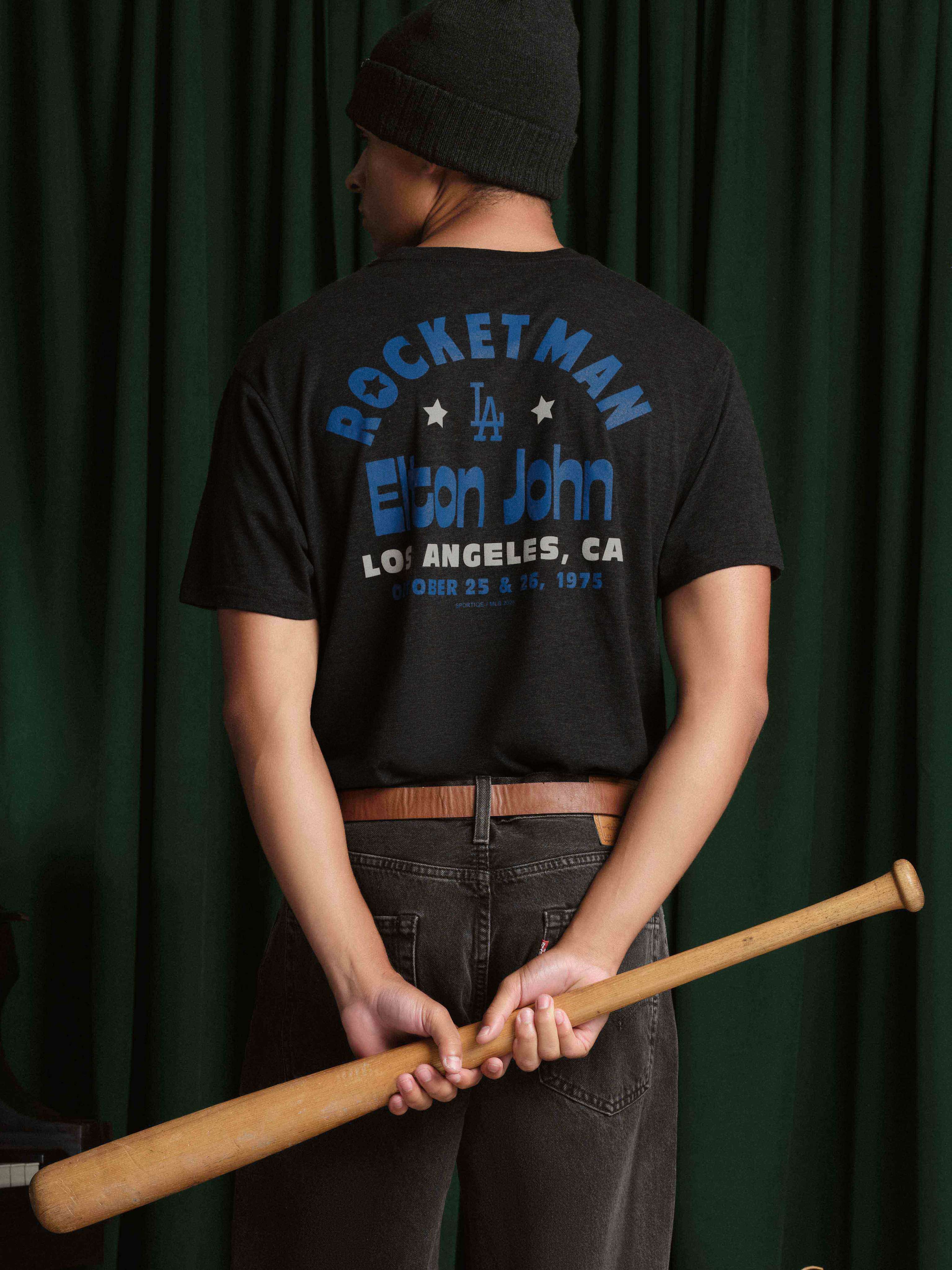 CENTER FIELD ELTON JOHN X DODGER STADIUM DUKE TEE