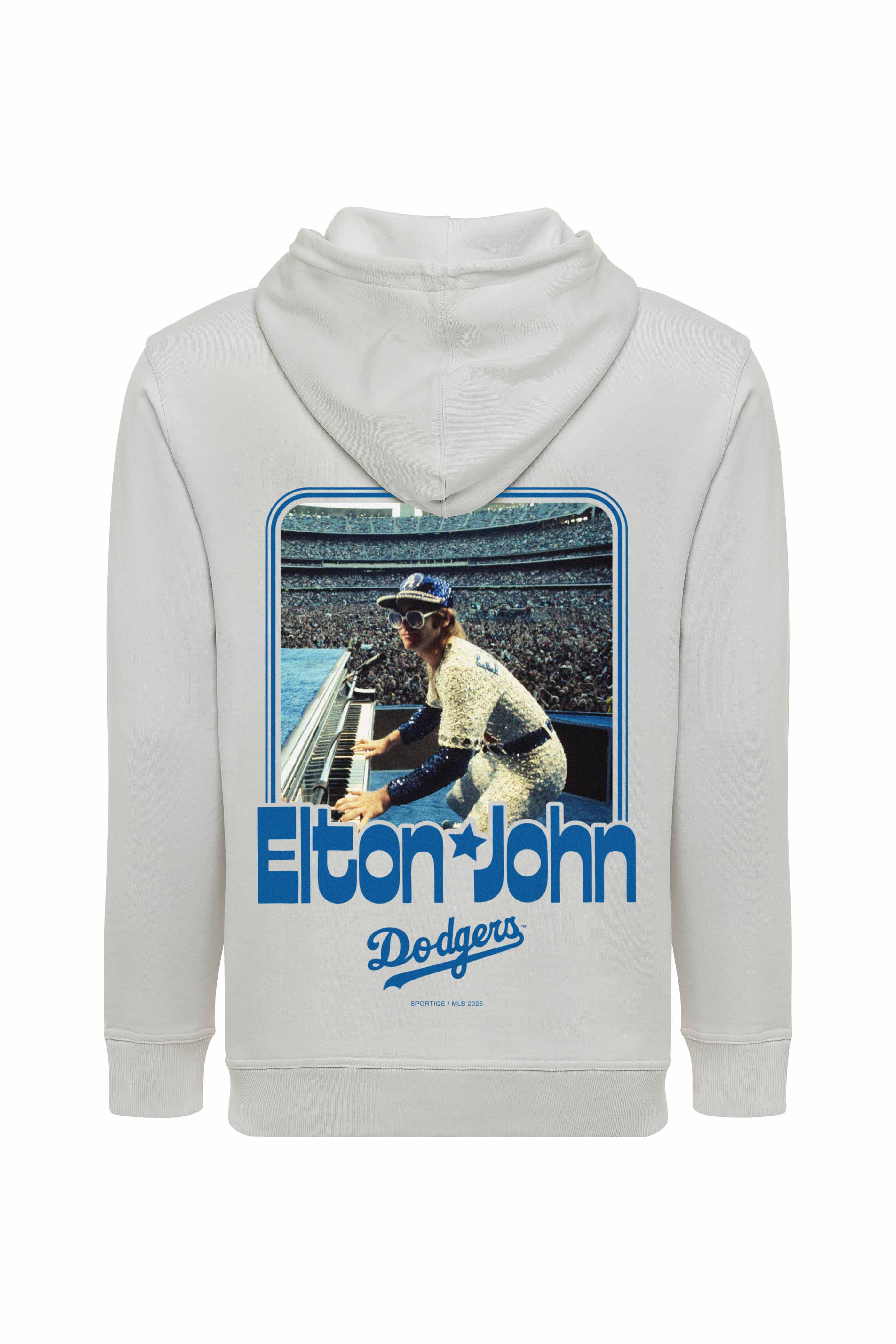 CENTER FIELD ELTON JOHN X DODGER STADIUM DRAKE HOODIE - Sportiqe Apparel