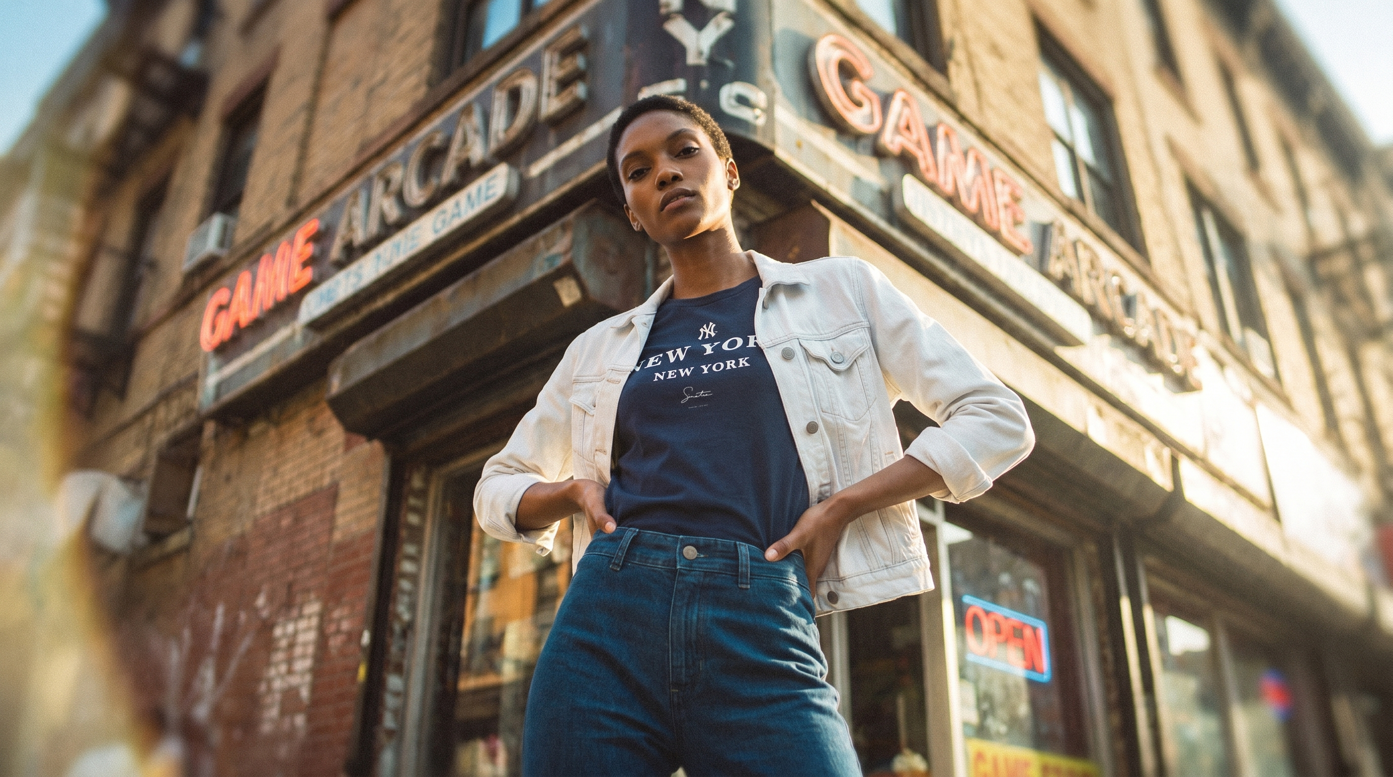 FRANK SINATRA x YANKEES MIDNIGHT NAVY DUKE TEE