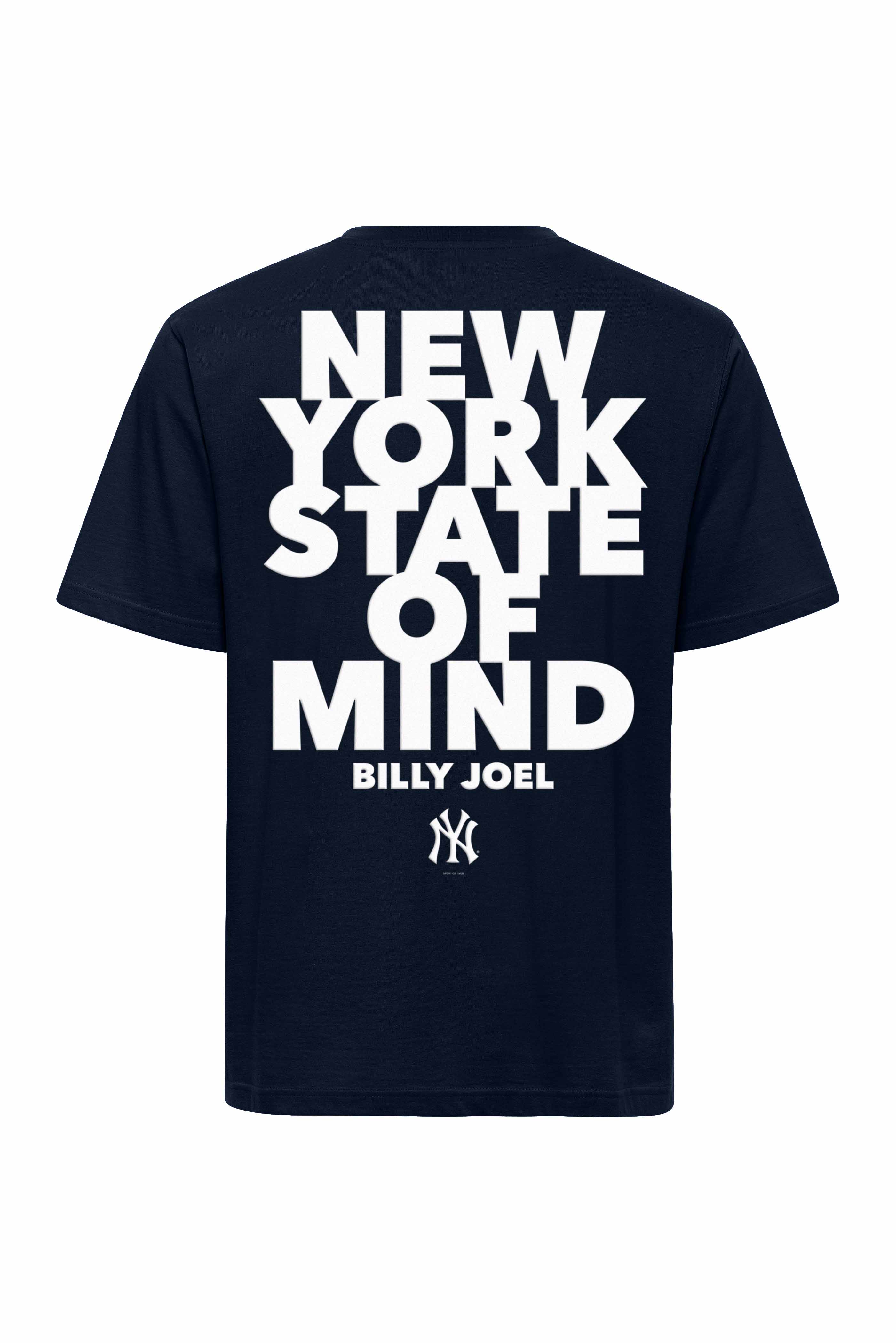 BILLY JOEL x YANKEES MIDNIGHT NAVY DUKE TEE - Sportiqe Apparel