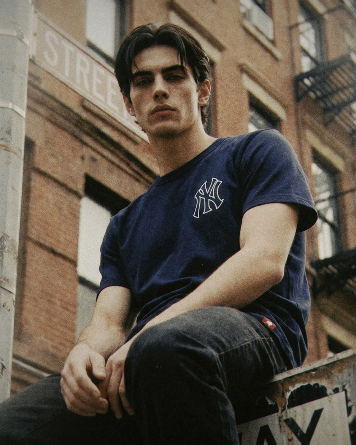 BILLY JOEL x YANKEES MIDNIGHT NAVY DUKE TEE