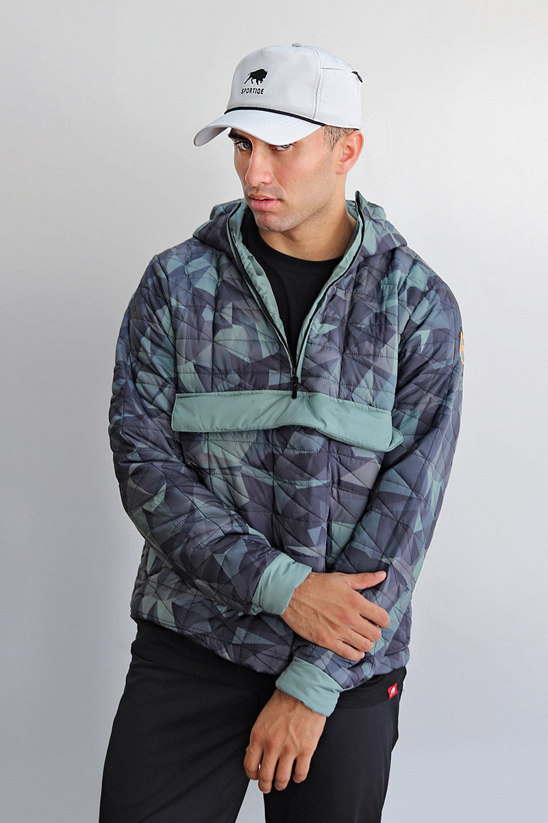 QUASAR PRIMALOFT PULLOVER ANORAK - Sportiqe Apparel 