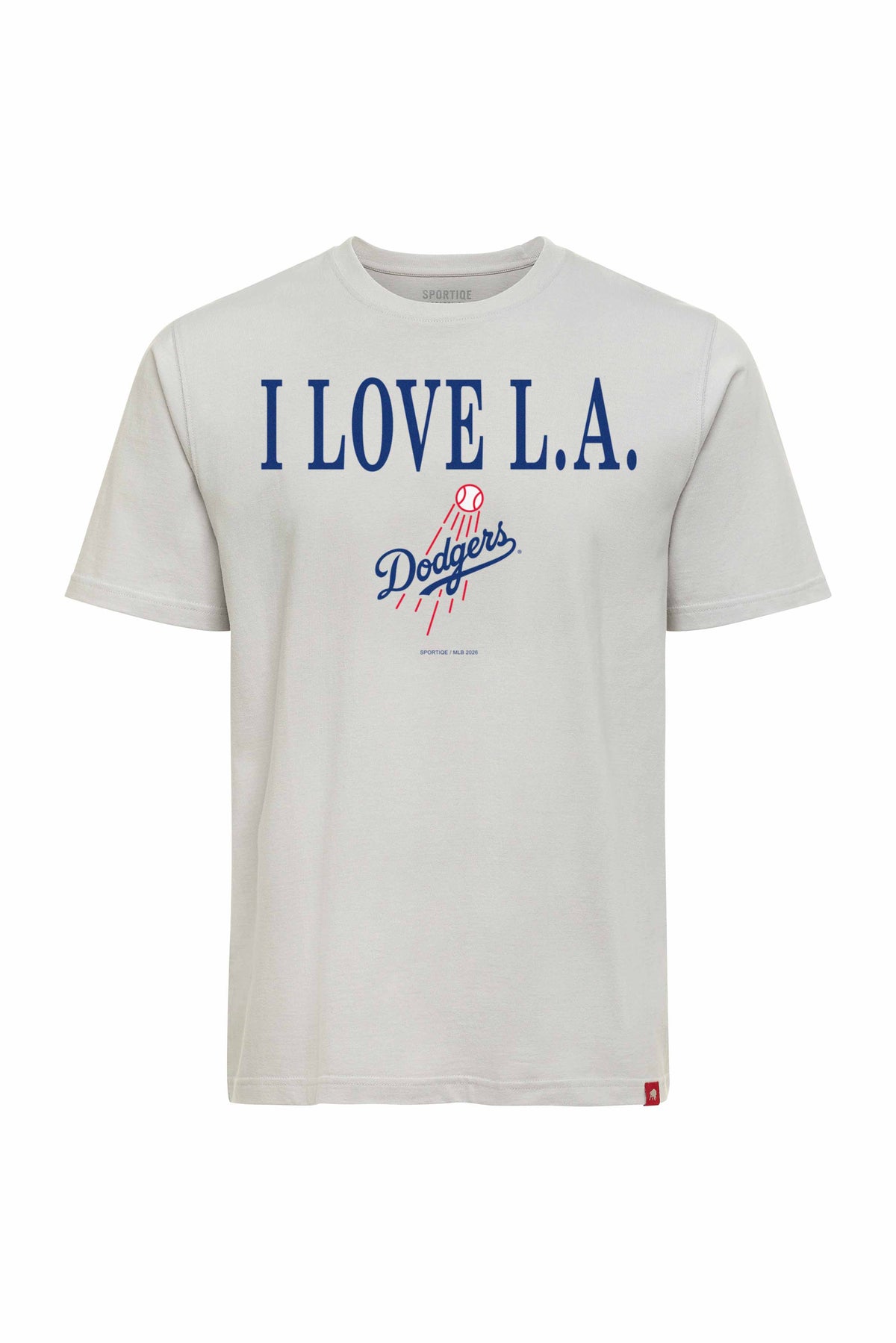 I LOVE LA x DODGERS DUKE DOVE TEE - Sportiqe Apparel