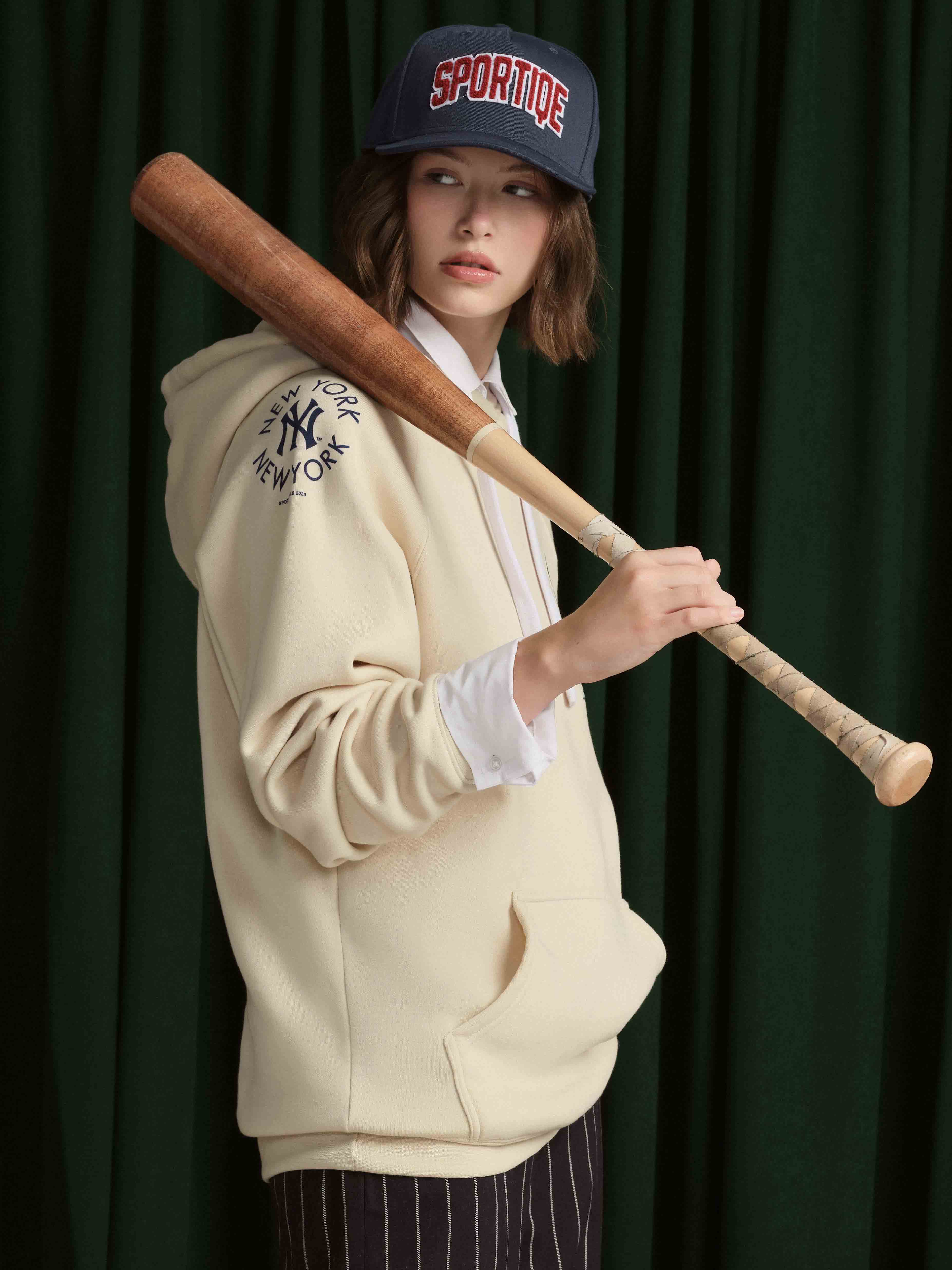 CENTER FIELD FRANK SINATRA BONE OLSEN HOODIE