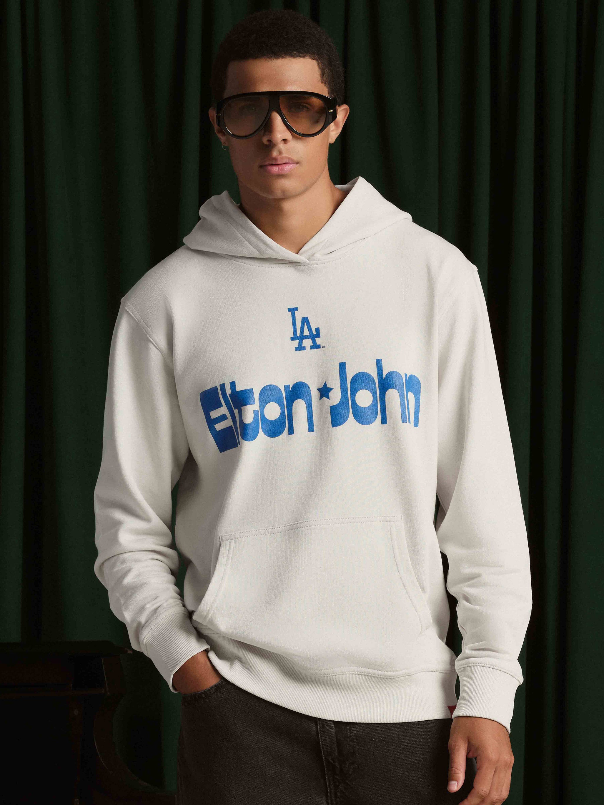 CENTER FIELD ELTON JOHN X DODGER STADIUM DRAKE HOODIE