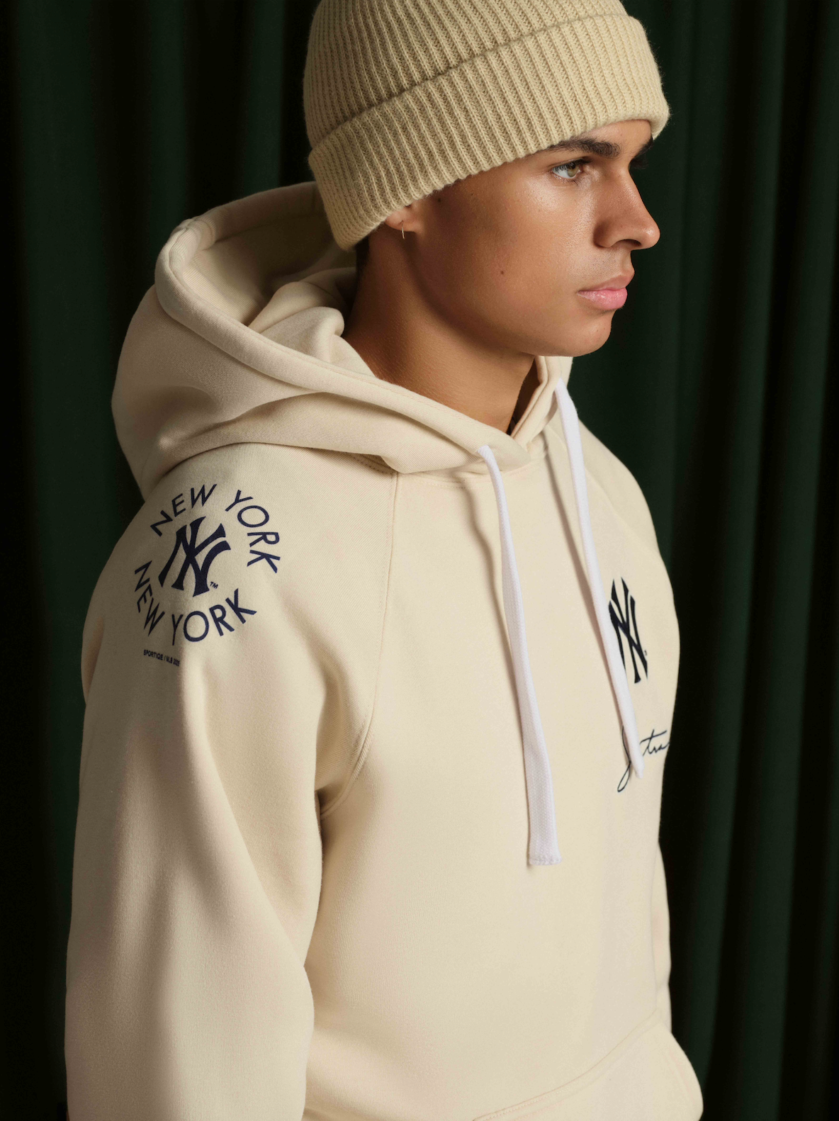 CENTER FIELD FRANK SINATRA BONE OLSEN HOODIE