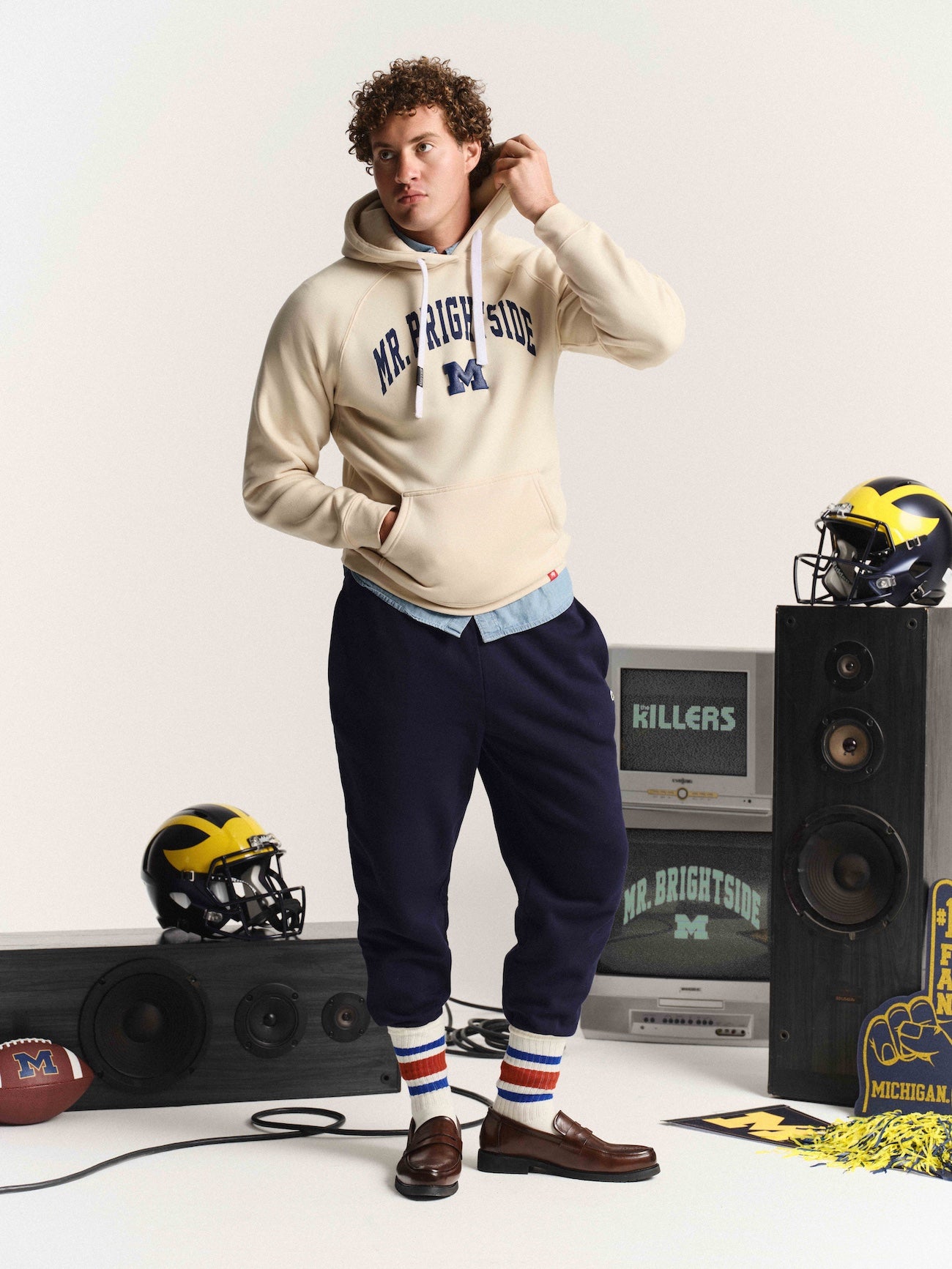 MR. BIGHTSIDE OLSEN HOODIE BONE - Sportiqe Apparel