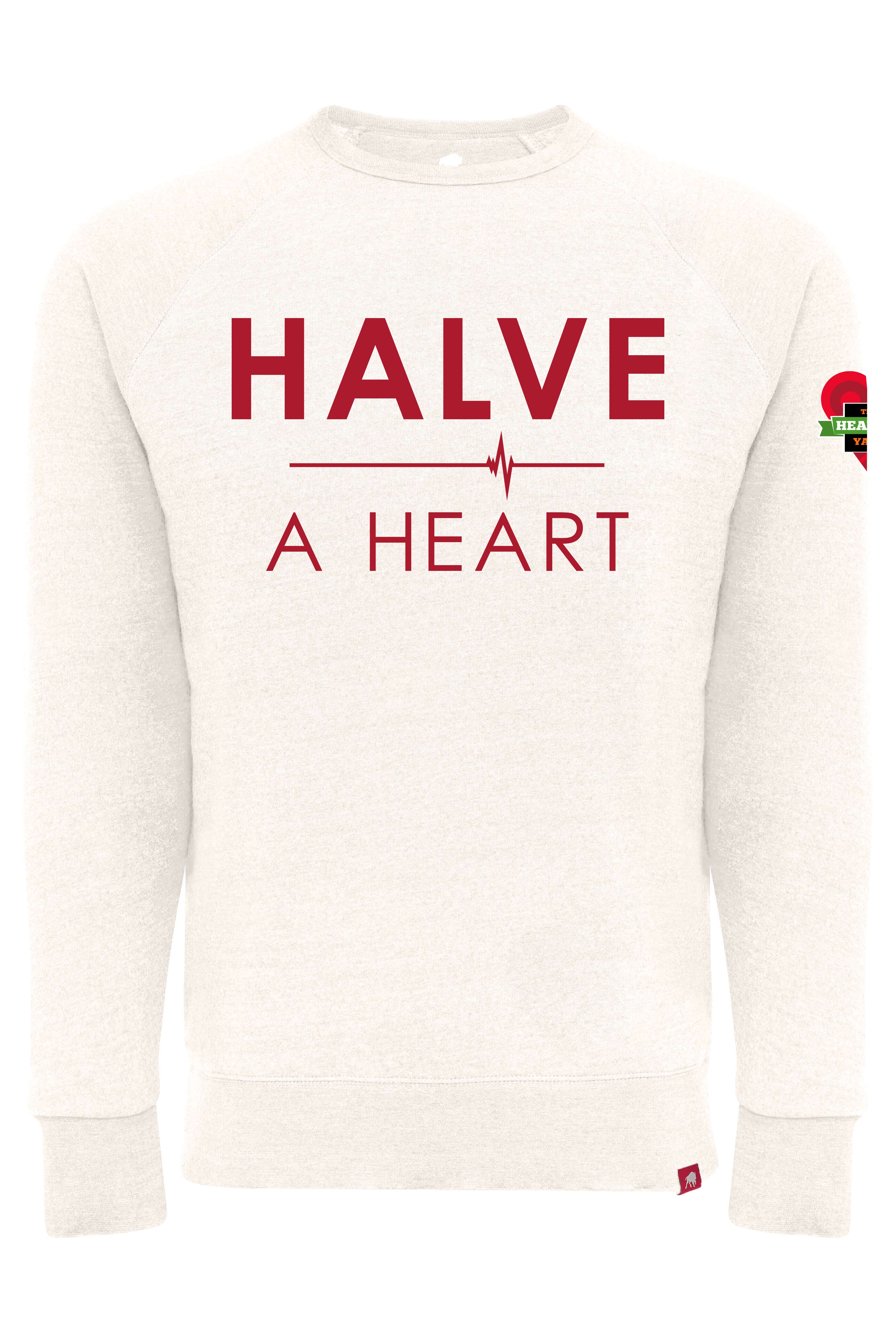 HALVE A HEART HARMON CREW NECK - Sportiqe Apparel