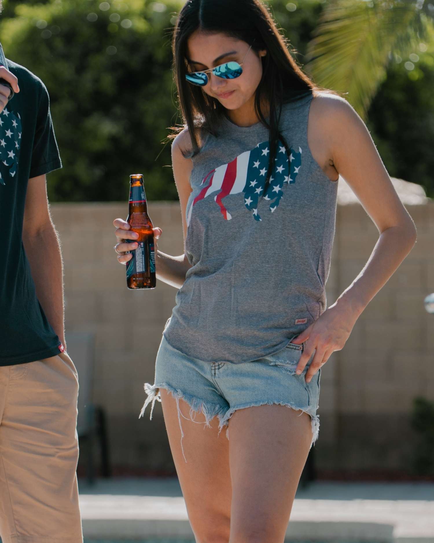 WOMEN'S AMERICAN BUFFALO JANIE TANK - Sportiqe Apparel