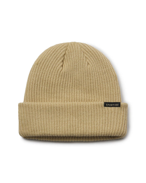 ニットキャップ・ビーニー [OPEN YY] ROLLED RIDGE BEANIE BEIGE OPEN YY