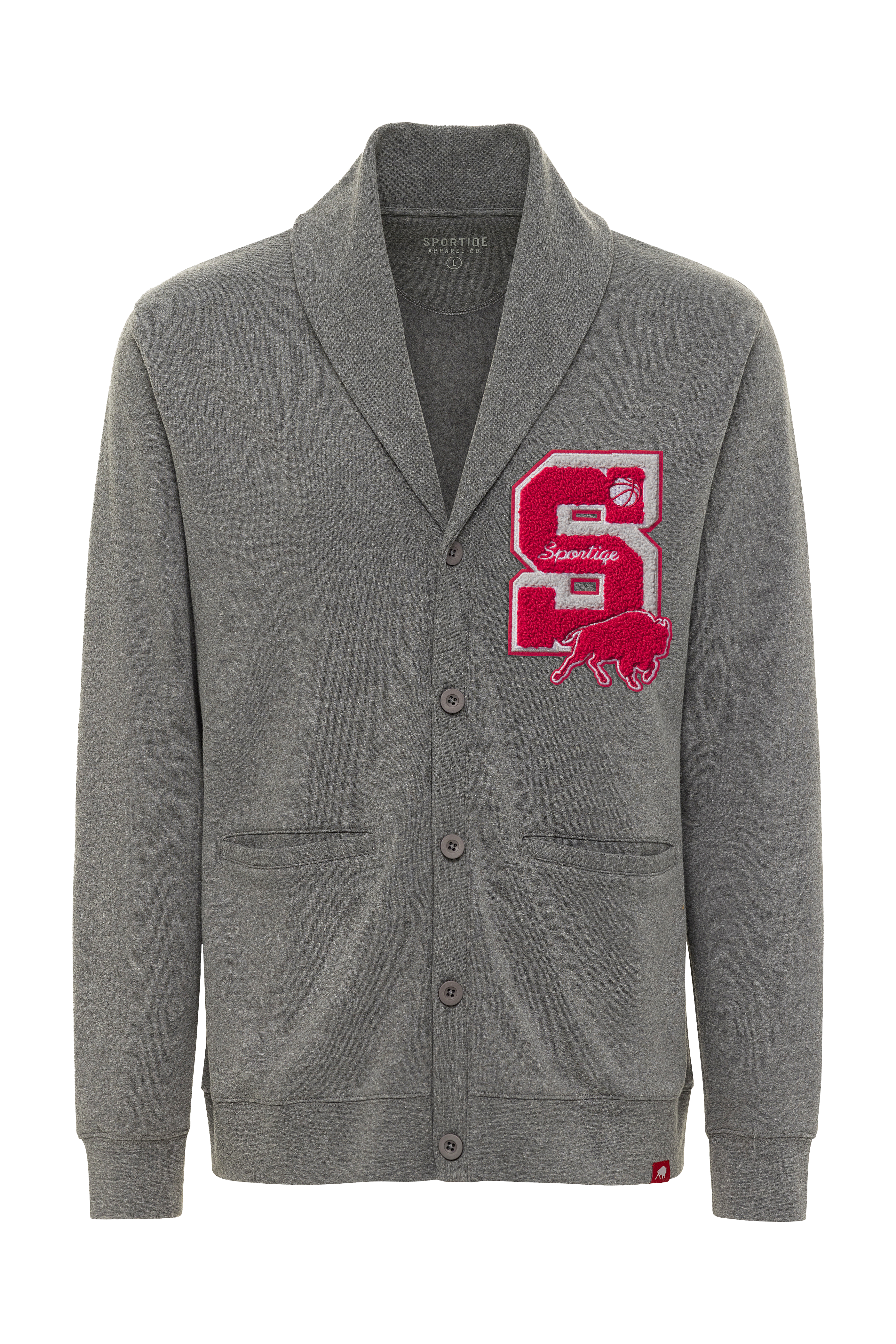 UNISEX VARSITY HENSHAW CARDIGAN - Sportiqe Apparel 