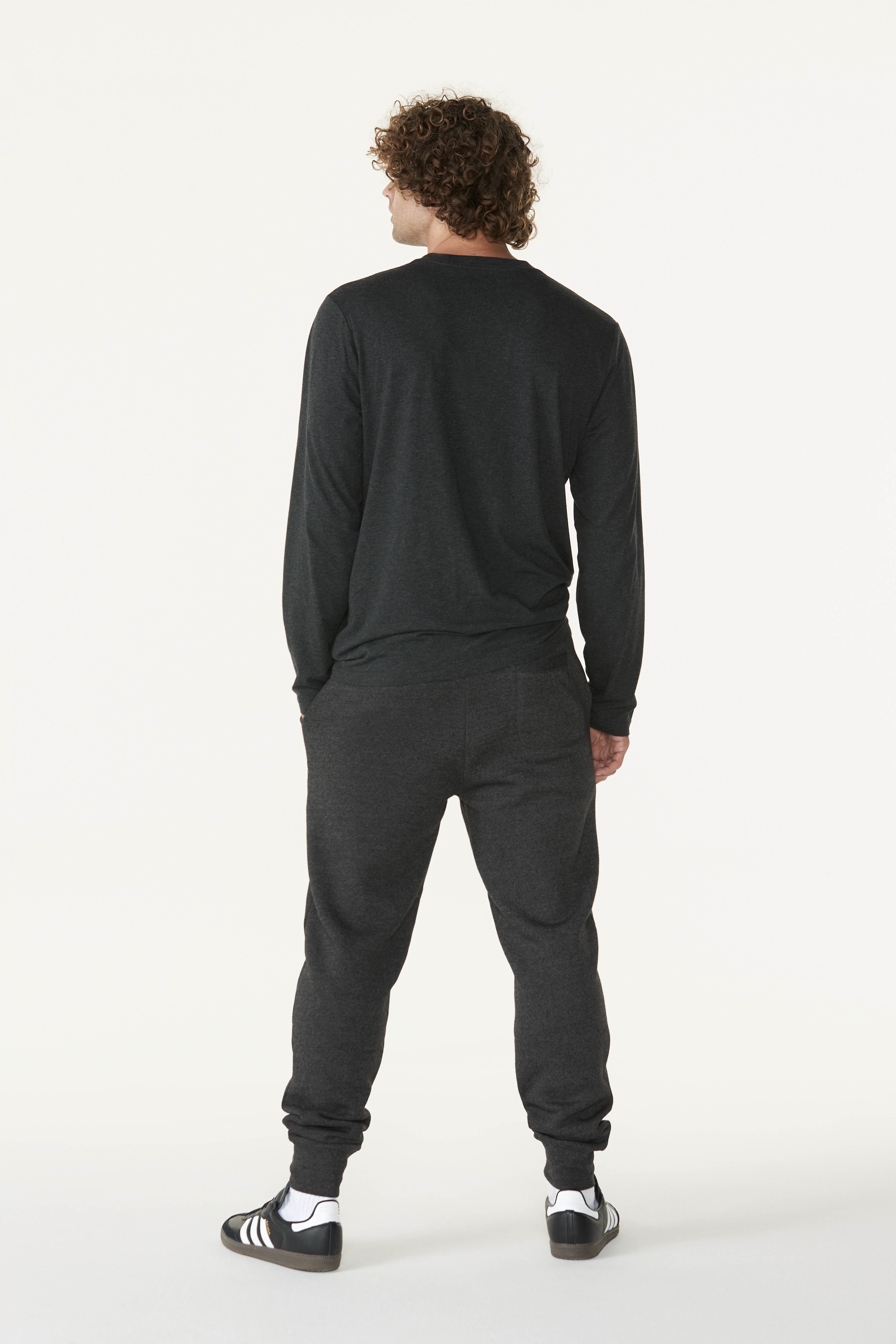 Sportiqe Men's Long Sleeve Comfy T-Shirt - Soft Jersey Knit