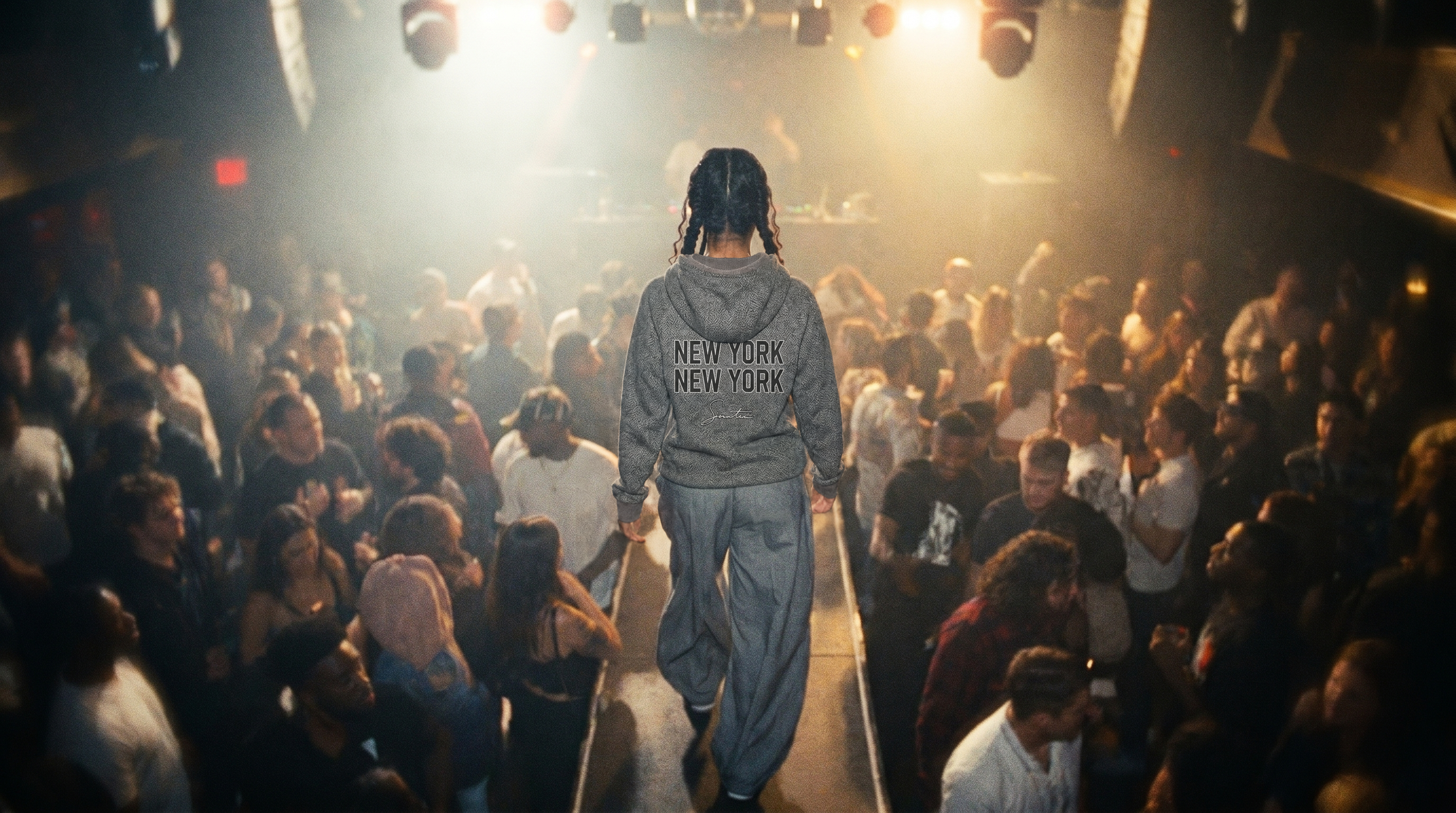 FRANK SINATRA x YANKEES HERRINGBONE OLSEN HOODIE