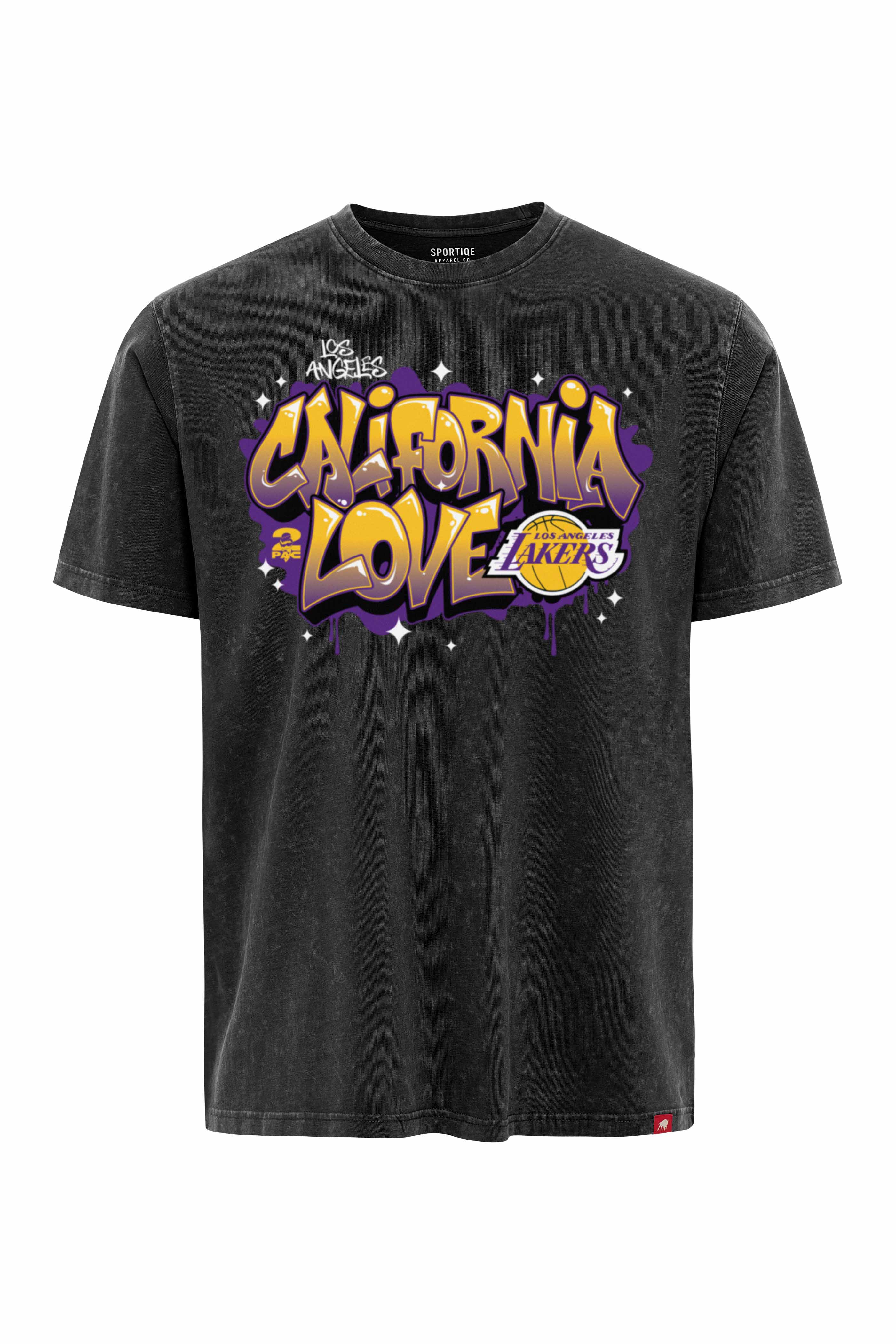 2PAC CALIFORNIA LOVE x LAKERS DUKE TEE - Sportiqe Apparel 