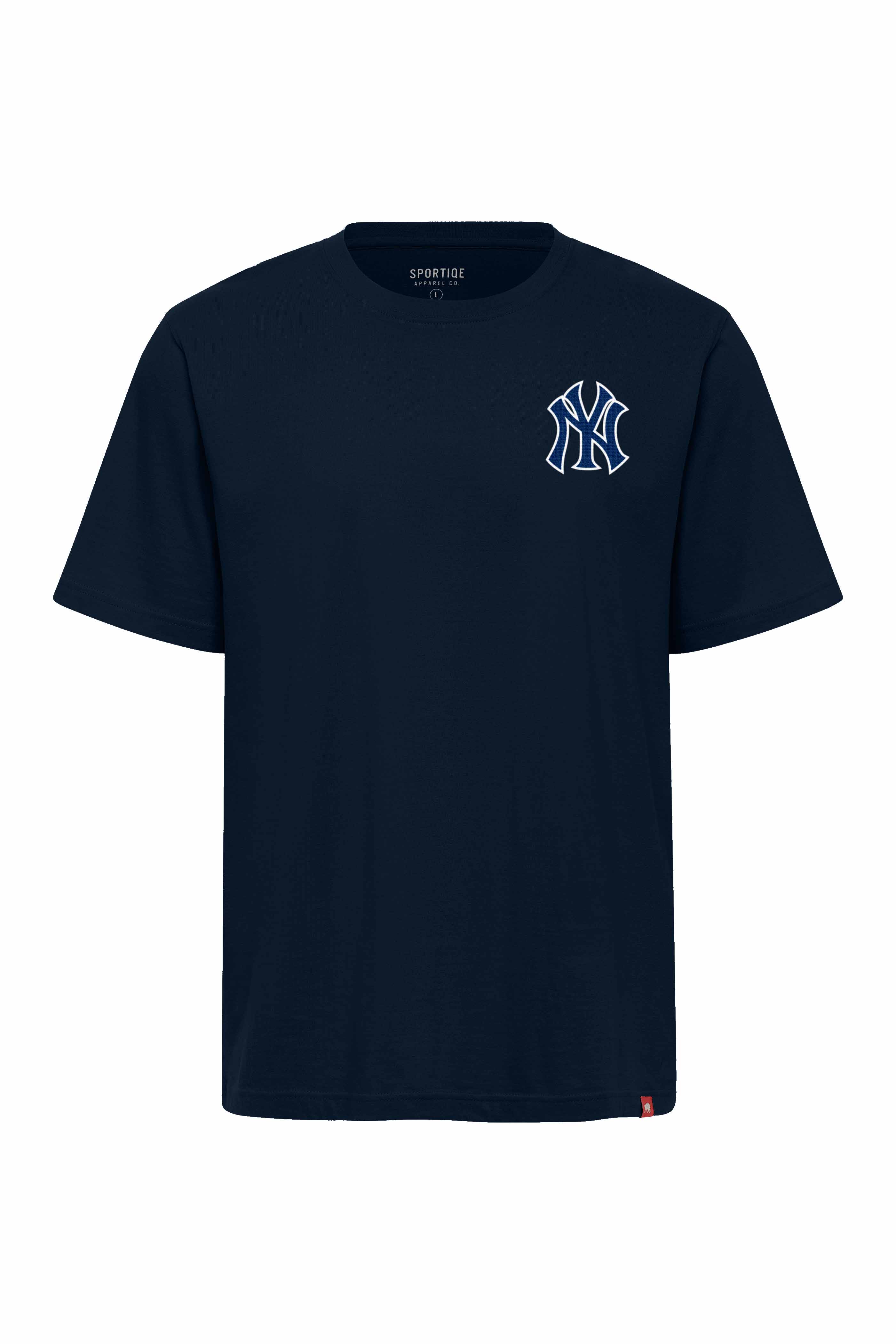 BILLY JOEL x YANKEES MIDNIGHT NAVY DUKE TEE - Sportiqe Apparel 