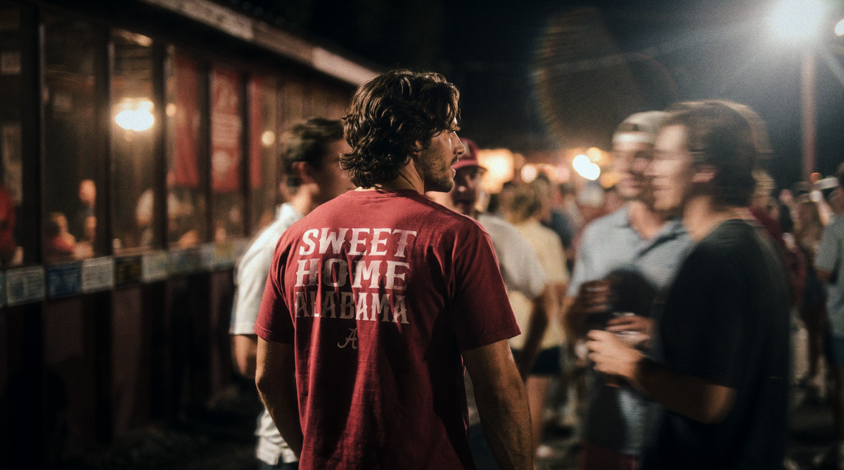 LYNYRD SKYNYRD x BAMA CRIMSON DUKE TEE