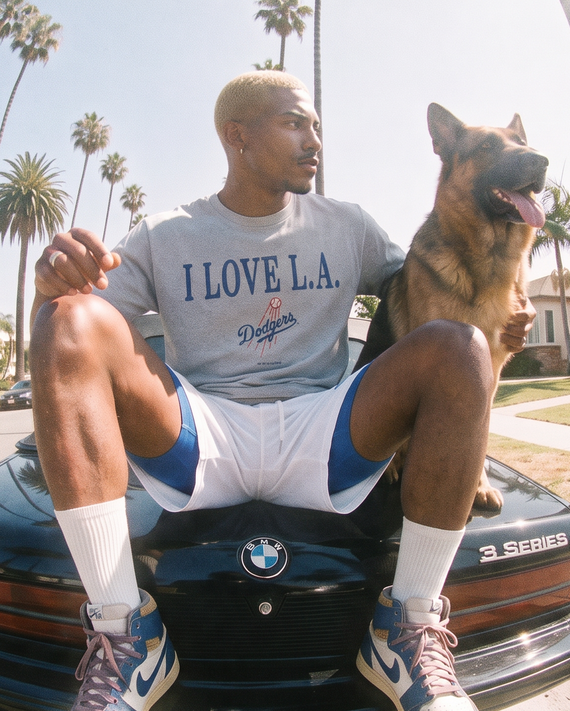I LOVE L.A. x DODGERS DOVE DUKE TEE - Sportiqe Apparel 