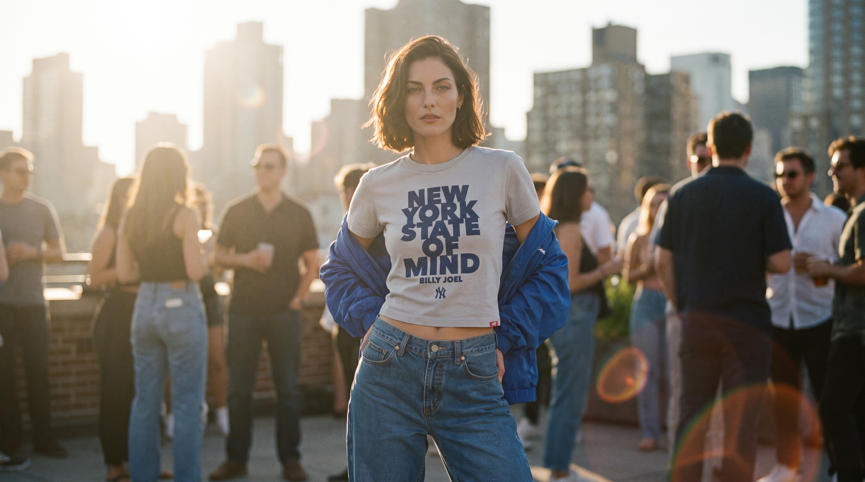 BILLY JOEL x YANKEES WOMEN'S CARTER TEE - Sportiqe Apparel 
