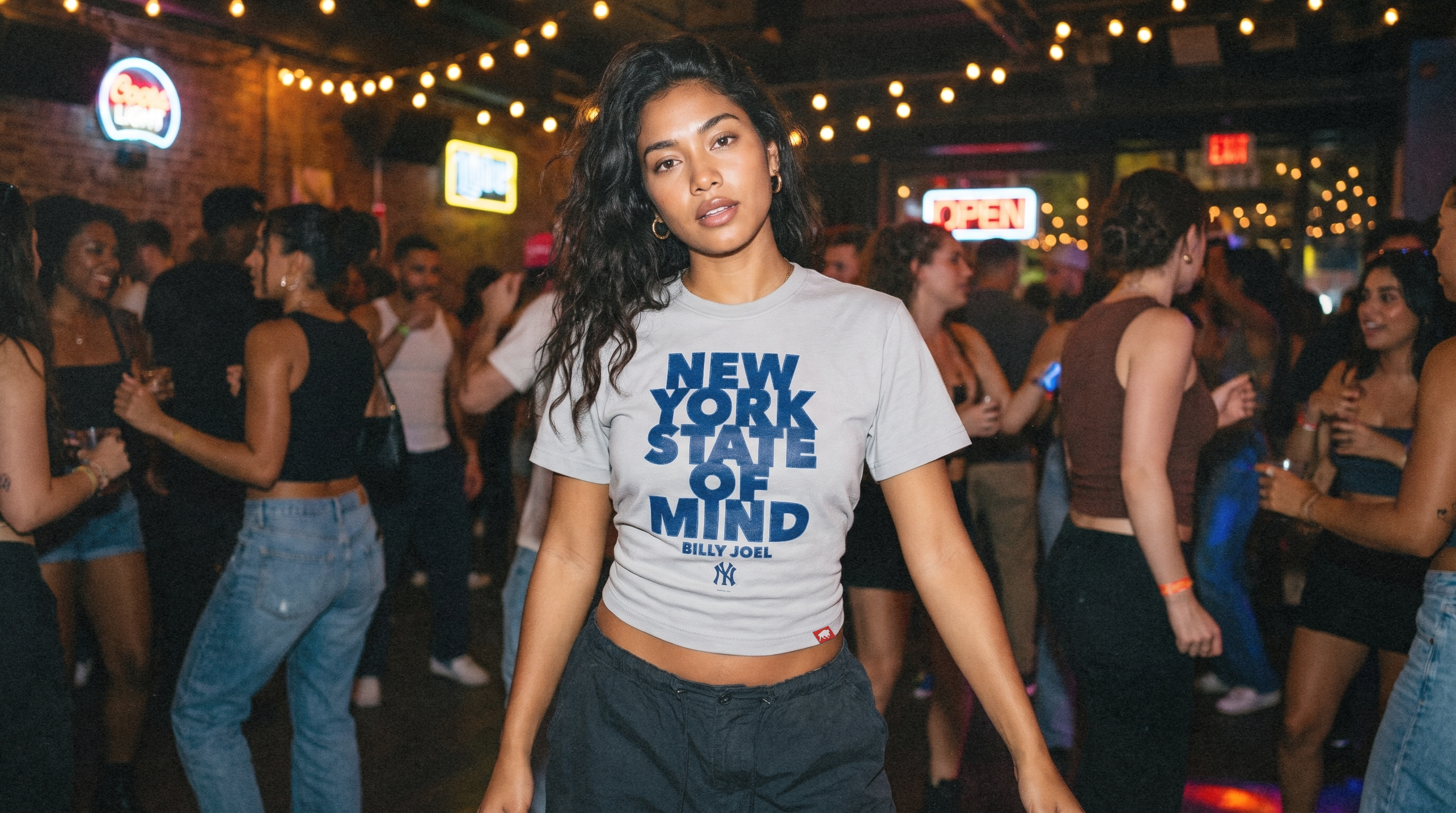 BILLY JOEL x YANKEES WOMEN'S CARTER TEE - Sportiqe Apparel 