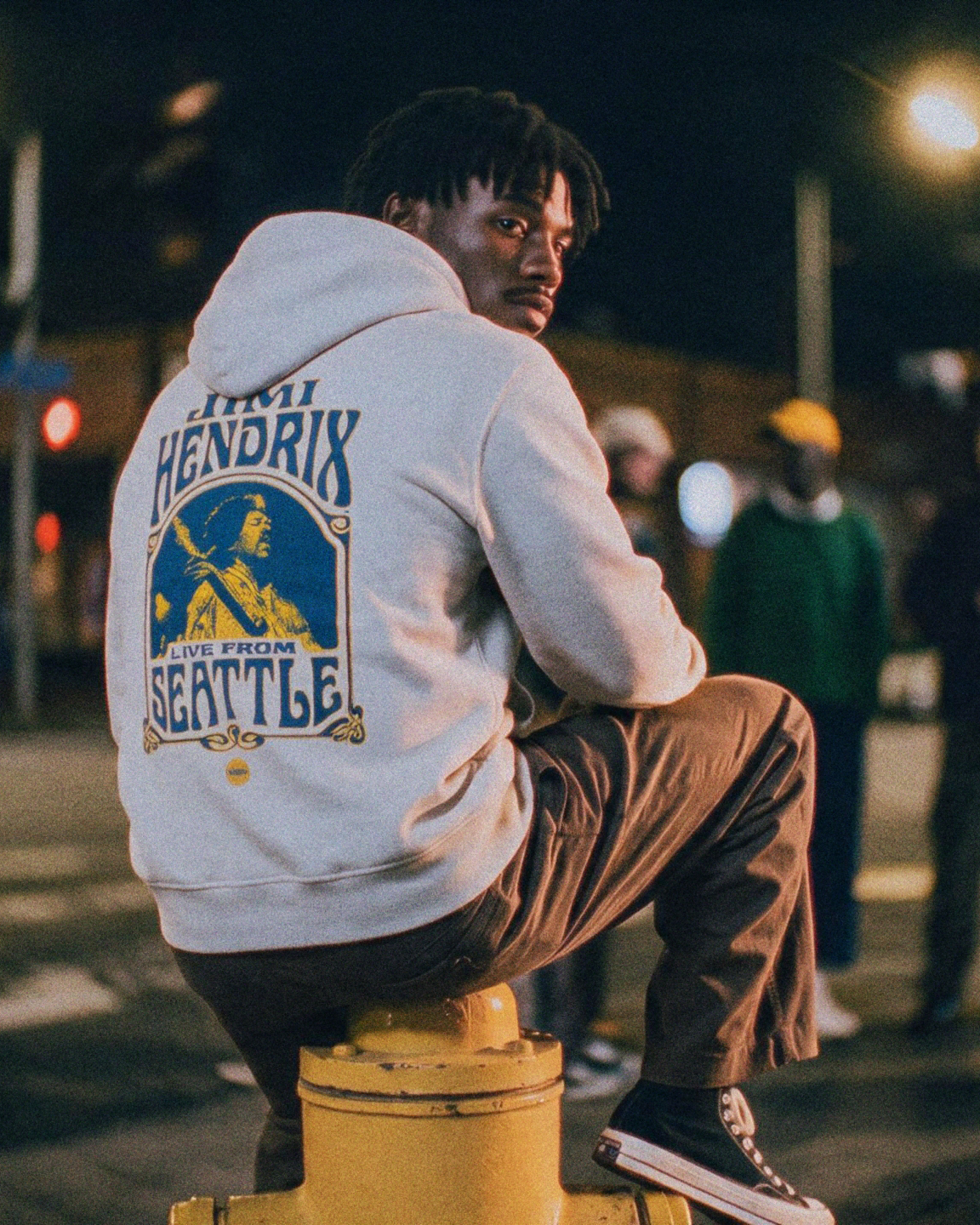 JIMI HENDRIX x SEATTLE MARINERS DOVE DRAKE HOODIE - Sportiqe Apparel 