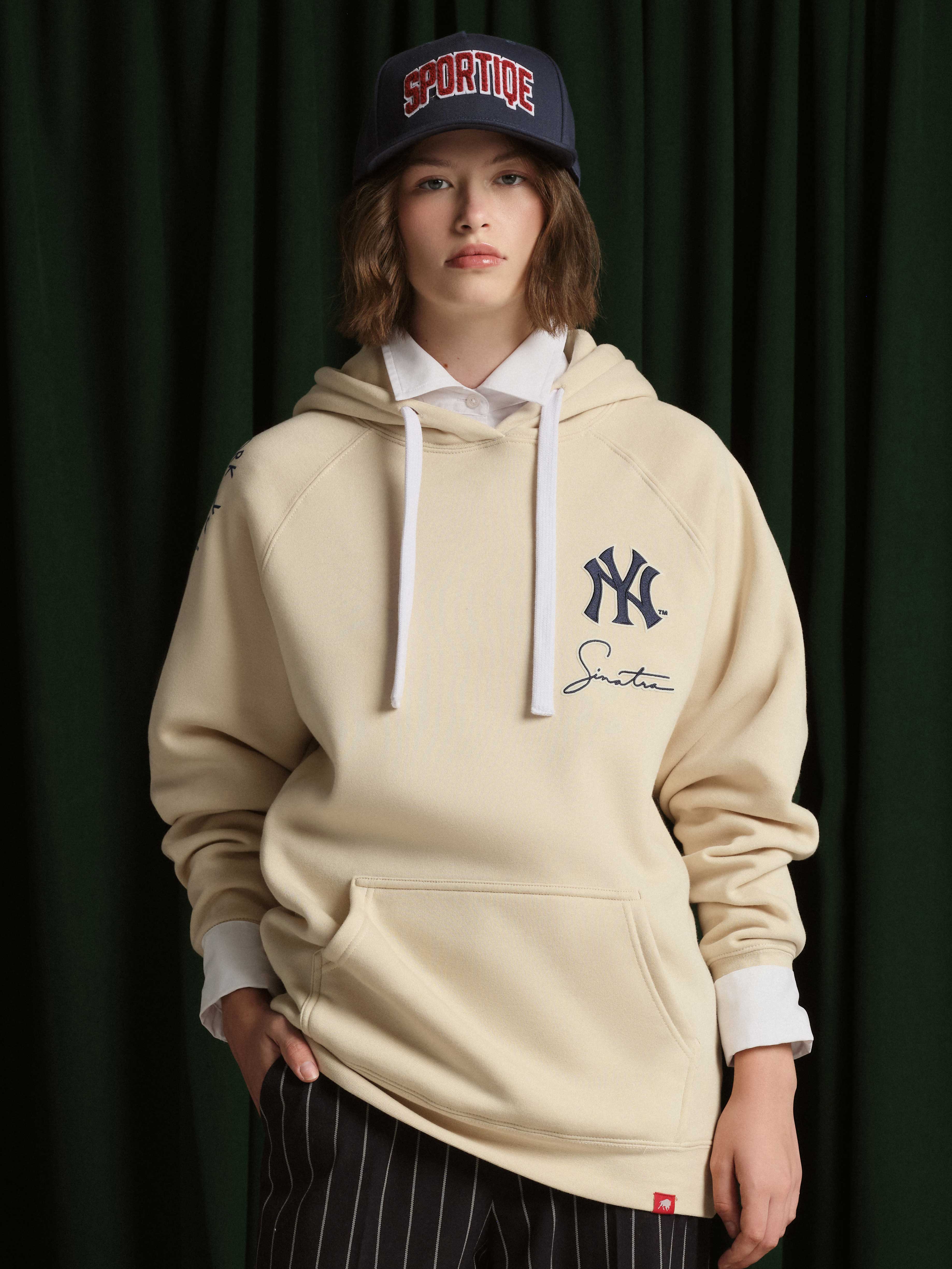 CENTER FIELD FRANK SINATRA BONE OLSEN HOODIE