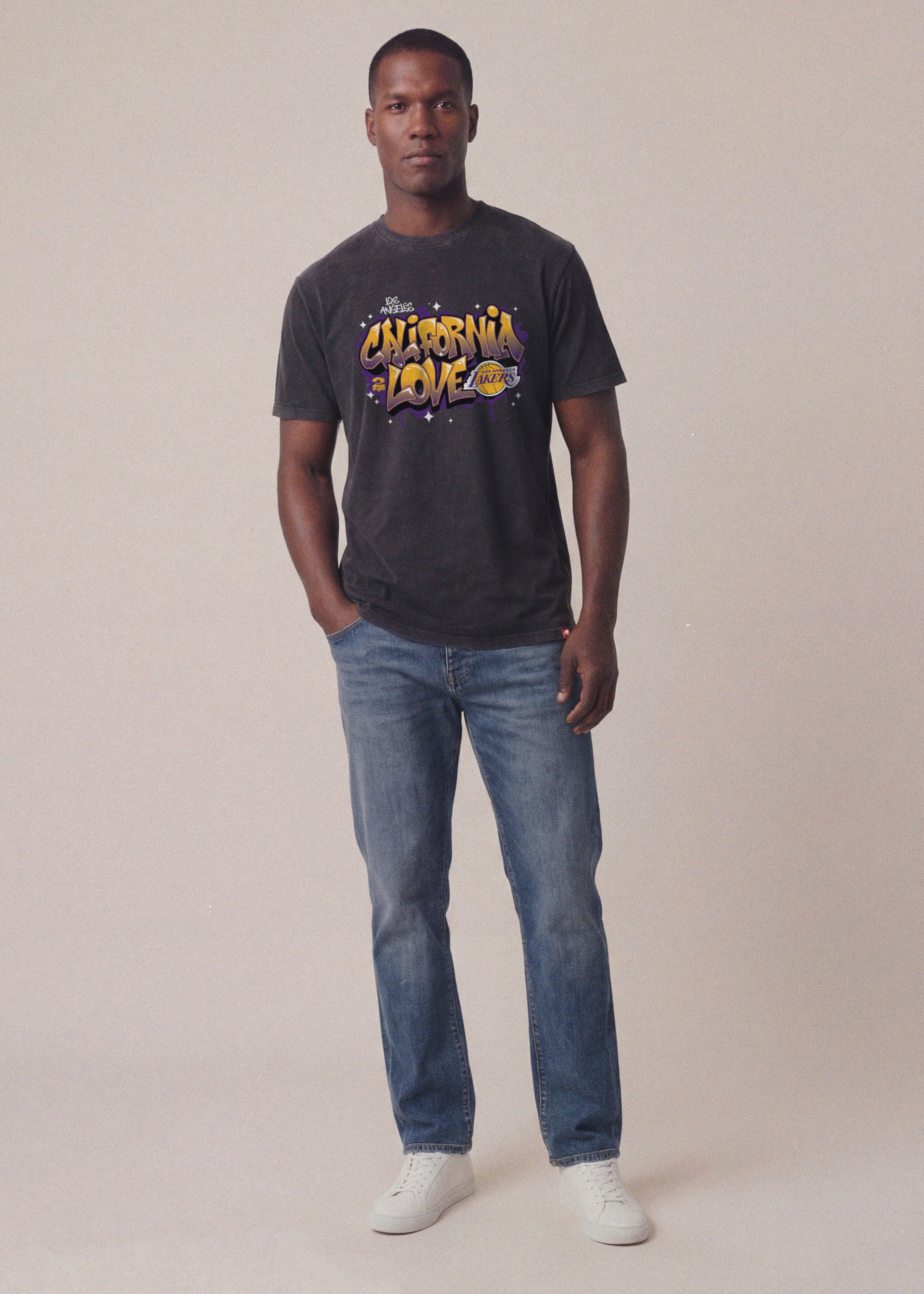 2PAC CALIFORNIA LOVE x LAKERS DUKE TEE - Sportiqe Apparel 